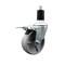 Service Caster 4'' Semi Steel Swivel 1-1/2'' Expanding Stem Caster Total Lock Brake SCC-EXTTL20S415-SSR-112 - alternate 1